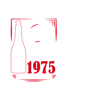 Un Vin Bun 1975 - Negru model negru pe tricou