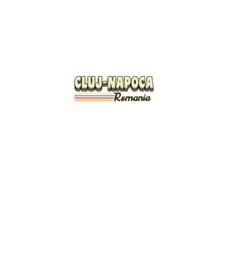 România Cluj-Napoca model negru pe tricou