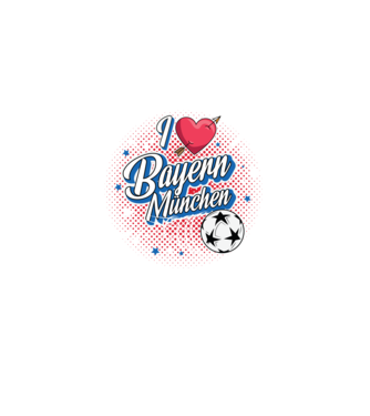 Popart Bayern model negru pe tricou