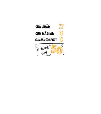 Aspect, senzație, comportament 50 Alb model alb pe tricou