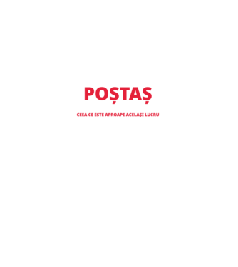 Supererou poştaş model negru pe tricou