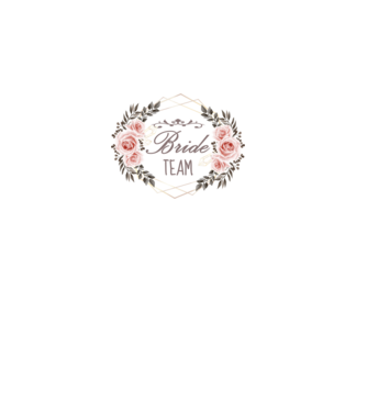 Vintage Bride team model alb pe tricou