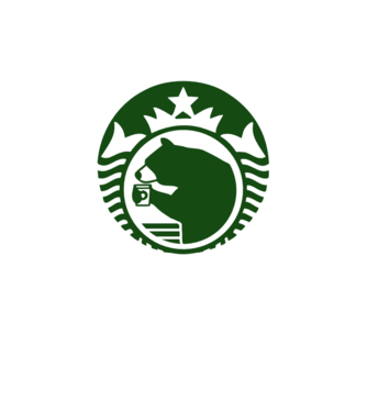 Bear Bucks model galben neon pe tricou
