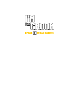 I'm the Groom  model verde neon pe tricou