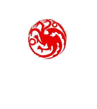 Targaryen model gri pe tricou