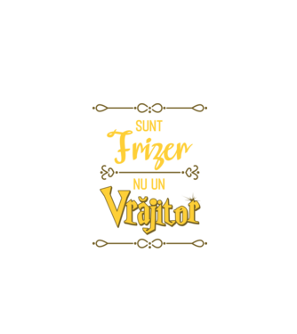 Sunt frizer, nu un vrăjitor model negru pe tricou