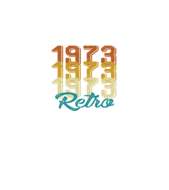 1973 retro model alb pe tricou