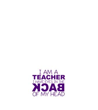 I have eyes in the back of my head model roz deschis pe tricou