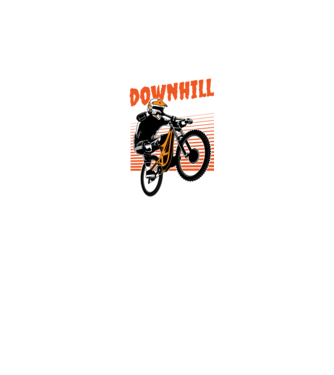 TR Downhill model turcoaz pe tricou