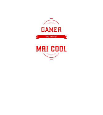 sunt gamer, la fel ca toți ceilalți, dar mult mai cool model negru pe tricou