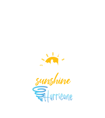 November Girls are Sunshine mixed with a little Hurricane model negru pe tricou