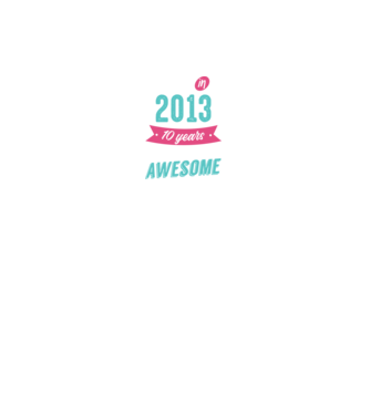Made in 2013 model negru pe tricou
