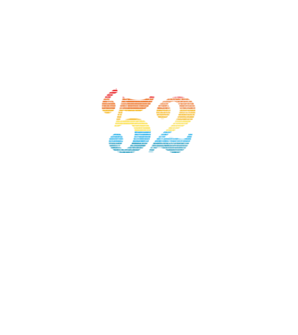 Retro Birthday 1952 model negru pe tricou