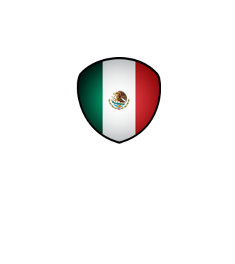 MEX-jabulani-flag model alb/roșu pe tricou