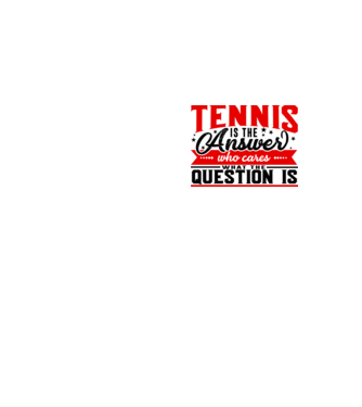 Sport is the answer JUCĂTOR TENIS model galben neon pe tricou