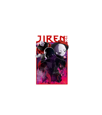 jiren dragonball model negru pe tricou