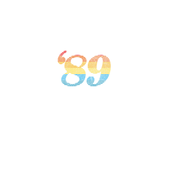 Retro Birthday 1989 model negru pe tricou