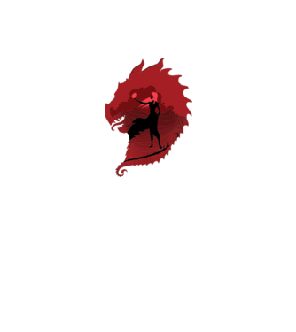 The Dragon model nisipiu pe tricou