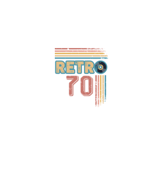Retro 70 Birthday model gri pe tricou