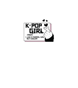 K-POP FANGIRL model galben neon pe tricou
