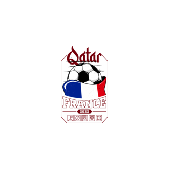 Qatar teams France model negru pe tricou