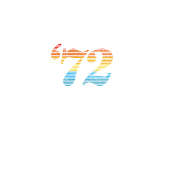Retro Birthday 1972 model mov pe tricou