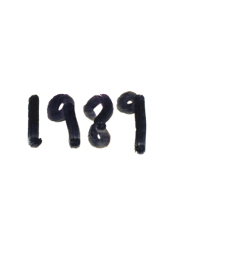 Taylor Swift 1989 text model albastru deschis pe tricou
