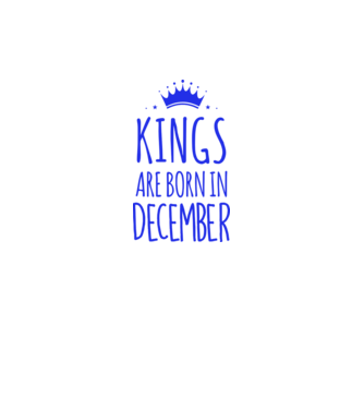 Kings are born in - December model galben neon pe tricou