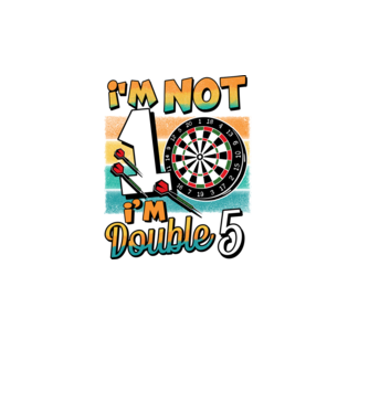 Darts Birthday 10 years old model negru pe tricou