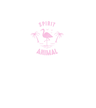 SPIRIT ANIMAL model turcoaz pe tricou