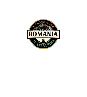 România transalpina model negru pe tricou
