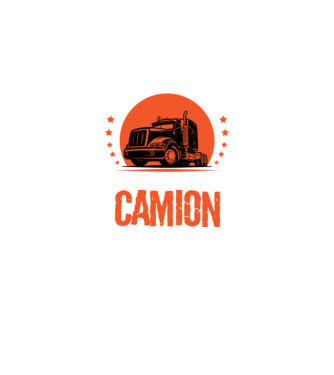 Bărbatul adevărat conduce un camion model negru pe tricou