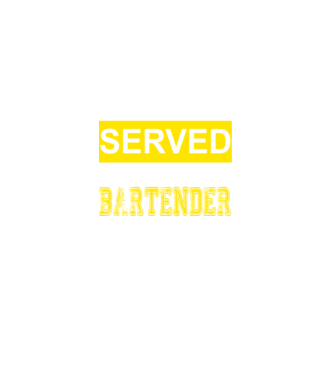 You just got served by the coolest bartender model negru pe tricou