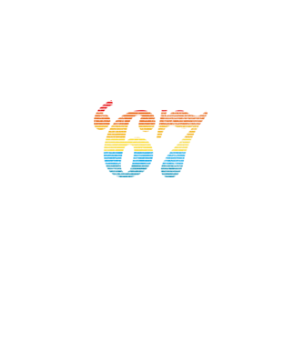 Retro Birthday 1967 model alb pe tricou