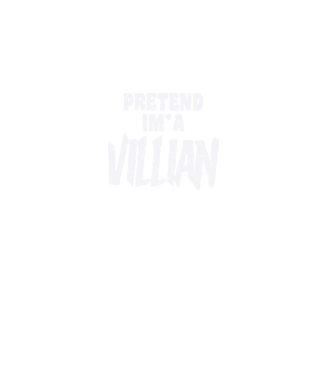 Villian carnaval model negru pe tricou