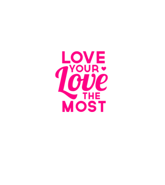 love most model alb pe tricou