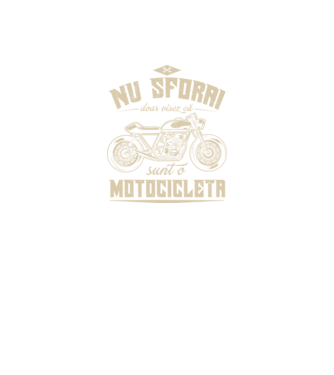 nu sforăi, doar visez că sunt o motocicletă model negru pe tricou