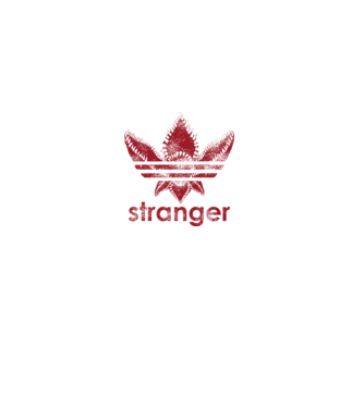 stranger things logo model negru pe tricou
