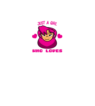 Girl Gamer model negru pe tricou