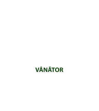 fii calm, sunt vânător model negru pe tricou