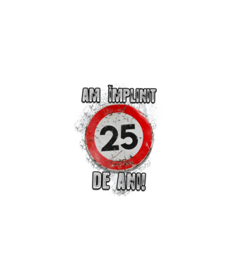 Am împlinit 27 de ani! model negru pe tricou