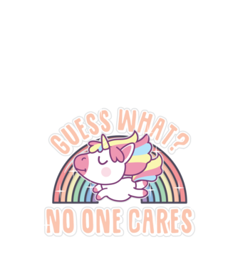 Guess what Unicorn model negru pe tricou