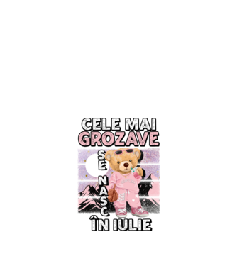 RETRO teddy fetişcană IULIE model negru pe tricou