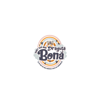Sunt cea mai drăguță bonă! ... și eu am cei mai drăguți copii de grădiniță! model alb/roșu pe tricou