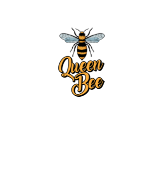 Queen Bee model turcoaz pe tricou