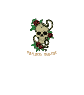 Hard Rock 1 model galben neon pe tricou