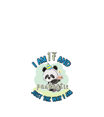 PANDASTIC 17 model alb pe tricou