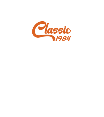 1984 Classic model alb pe tricou