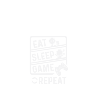 Eat sleep game repeat model negru pe tricou