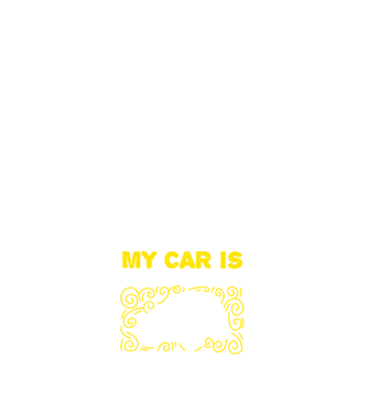 My car is older than me and I love it model negru pe tricou